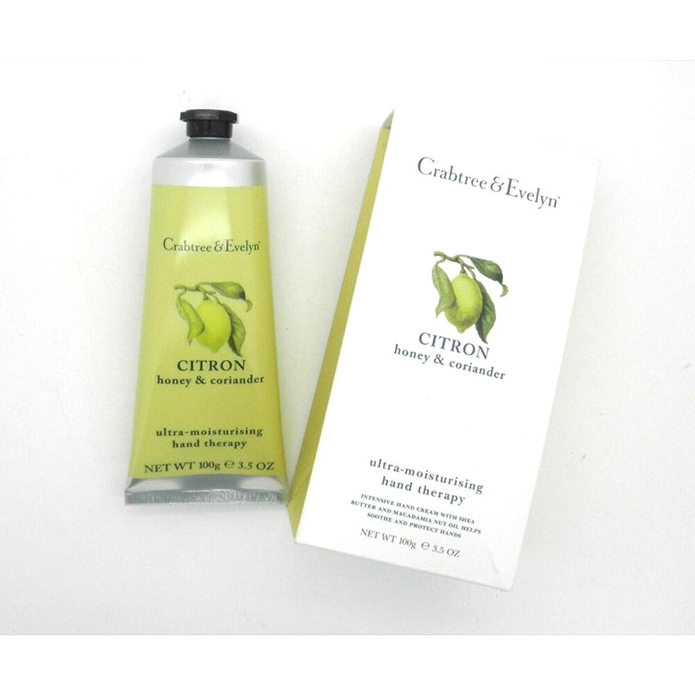 Crabtree & Evelyn CITRON HONEY CORIANDER Ultra-Moisturising Hand Therapy NEW